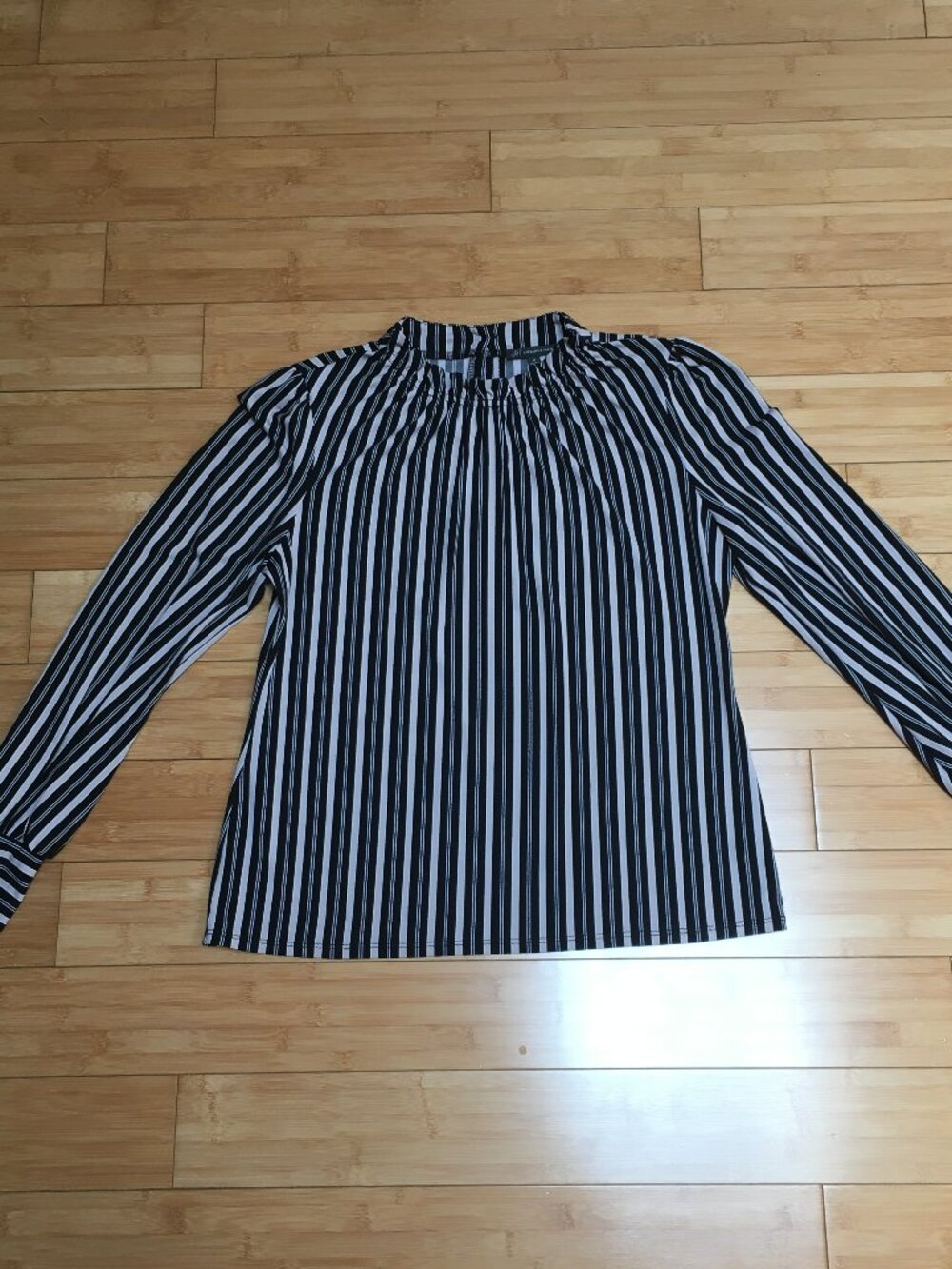EUC Adrianna Papell Striped Blouse